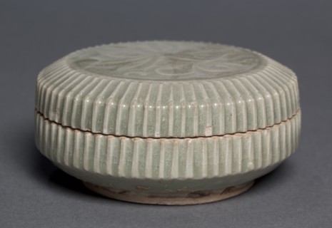 Covered Box with Carved Floral Design: Yaozhou Ware, 1100s. China, Shanxi province, Northern Song