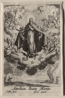 The Life of the Virgin:  The Attributes of the Virgin. Jacques Callot (French, 1592-1635). Etching