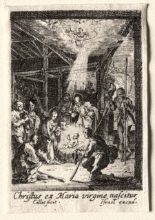 The Life of the Virgin:  The Nativity. Jacques Callot (French, 1592-1635). Etching