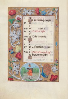 Hours of Queen Isabella the Catholic, Queen of Spain:  Fol. 10v, September, c. 1500. And associates