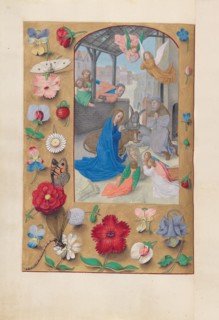 Hours of Queen Isabella the Catholic, Queen of Spain:  Fol. 126v, Nativity, c. 1500. And associates