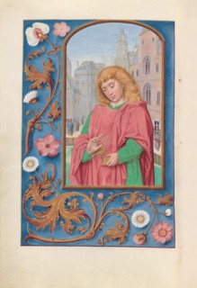 Hours of Queen Isabella the Catholic, Queen of Spain:  Fol. 171, St. John the Evangelist, c. 1500.