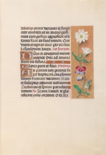 Hours of Queen Isabella the Catholic, Queen of Spain:  Fol. 20r, c. 1495-1500. And associates