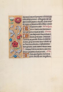 Hours of Queen Isabella the Catholic, Queen of Spain:  Fol. 28v, c. 1500. And associates Master of