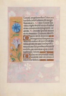 Hours of Queen Isabella the Catholic, Queen of Spain:  Fol. 32v, c. 1495-1500. And associates