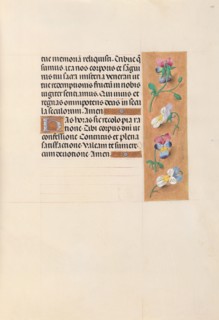 Hours of Queen Isabella the Catholic, Queen of Spain:  Fol. 49r, c. 1495-1500. And associates