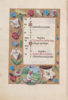 Hours of Queen Isabella the Catholic, Queen of Spain:  Fol. 7v, June, c. 1495-1500. And associates