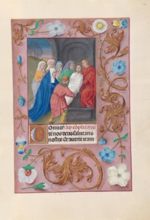 Hours of Queen Isabella the Catholic, Queen of Spain:  Fol. 77r, Entombment, c. 1500. And