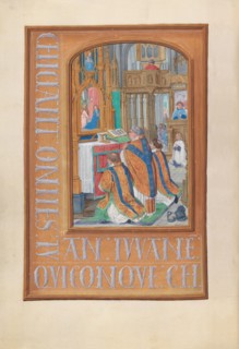 Hours of Queen Isabella the Catholic, Queen of Spain:  Fol. 87v, Celebration of the Mass, c. 1500.