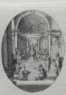 The Mysteries of the Passion:  Christ Disputing with the Doctors. Jacques Callot (French,