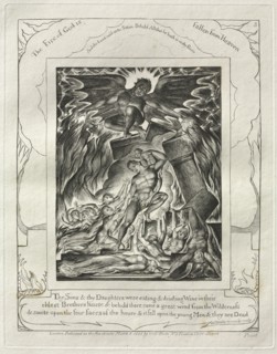 The Book of Job:  Pl. 3, Thy Sons and thy Daughters were eating and drinking Wine in their / eldest