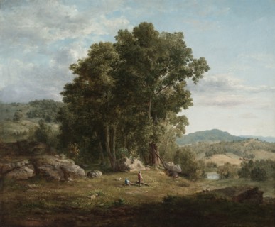 The Wood Chopper, 1849. George Inness (American, 1825-1894). Oil on canvas; unframed: 50.5 x 60.6