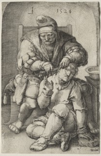 The Surgeon, 1524. Lucas van Leyden (Dutch, 1494-1533). Engraving