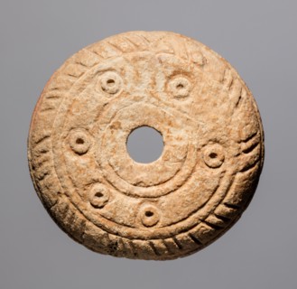 Spindle Whorl, 700s - 900s. Iran, early Islamic period, 8th - 10th century. Bone, incised; overall: