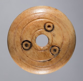 Spindle Whorl, 700s - 900s. Iran, early Islamic period, 8th - 10th century. Bone, incised; overall: