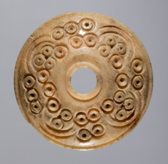 Spindle Whorl, 700s - 900s. Iran, early Islamic period, 8th - 10th century. Bone, incised; overall: