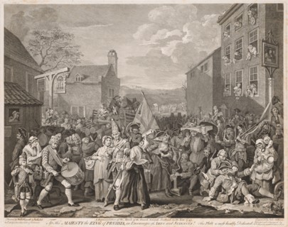 March to Finchley in the Year 1746 (After Hogarth), 1750. Luke Sullivan (British, 1705-1771).
