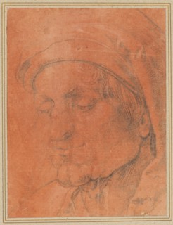 Head of a Man in a Cap, 16th century. Anonymous, school of Albrecht Dürer (German, 1471-1528).