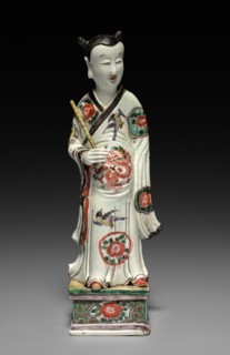 Daoist Immortal Han Xiangzi, 1662-1722. China, Jiangxi province, Jingdezhen kilns, Qing dynasty