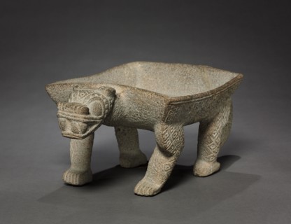 Jaguar Grinding Stone, c. 1000-1550. Costa Rica, (Atlantic Watershed Region), 11th-16th century.