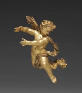 Altarpiece with Relics - Putto with column, upper right, 1735-1740. And workshop Joseph Matthias