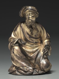 Kneeling Prophet from the Reliquary Chasse of Saint-Germain-des-Prés, 1409. Jean de Clichy