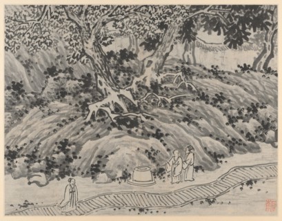 Twelve Views of Tiger Hill, Suchou: The Fool's Spring, after 1490. Shen Zhou (Chinese, 1427-1509).