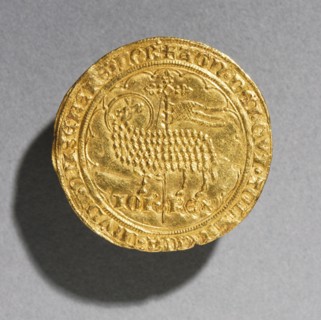 Mouton d'Or of King Jean le Bon of France, 1350-1364 , 1350-1364. France, Gothic period, 14th