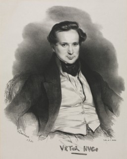 Victor Hugo, 1829. Achille Devéria (French, 1800-1857). Lithograph