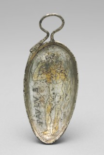 Spoon with Saint Paul as an Athlete, 350-400. Late Roman Empire, perhaps Syria, early Byzantine,