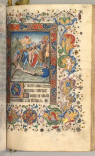 Hours of Charles the Noble, King of Navarre (1361-1425): fol. 179r, Christ Nailed to the Cross, c.