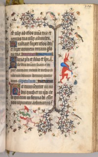 Hours of Charles the Noble, King of Navarre (1361-1425): fol. 194r, Text, c. 1405. Master of the
