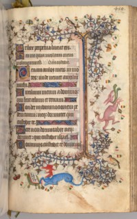 Hours of Charles the Noble, King of Navarre (1361-1425): fol. 204r, Text, c. 1405. Master of the