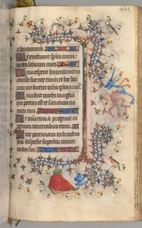 Hours of Charles the Noble, King of Navarre (1361-1425): fol. 207r, Text, c. 1405. Master of the