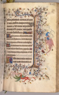 Hours of Charles the Noble, King of Navarre (1361-1425): fol. 217r, Text, c. 1405. Master of the