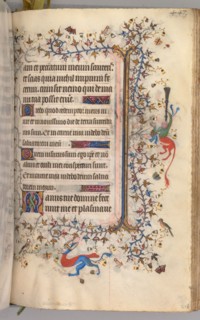 Hours of Charles the Noble, King of Navarre (1361-1425): fol. 218r, Text, c. 1405. Master of the