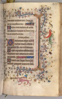 Hours of Charles the Noble, King of Navarre (1361-1425): fol. 219r, Text, c. 1405. Master of the