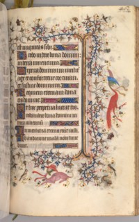 Hours of Charles the Noble, King of Navarre (1361-1425): fol. 225r, Text, c. 1405. Master of the