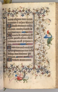 Hours of Charles the Noble, King of Navarre (1361-1425): fol. 243r, Text, c. 1405. Master of the