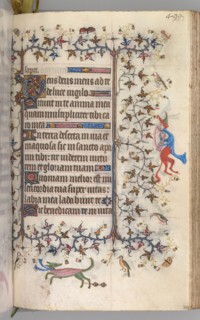 Hours of Charles the Noble, King of Navarre (1361-1425): fol. 244r, Text, c. 1405. Master of the