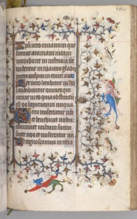 Hours of Charles the Noble, King of Navarre (1361-1425): fol. 245r, Text, c. 1405. Master of the