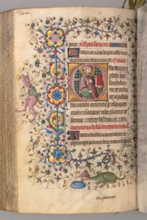 Hours of Charles the Noble, King of Navarre (1361-1425): fol. 266v, St. James, c. 1405. Master of