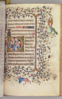 Hours of Charles the Noble, King of Navarre (1361-1425), fol. 273r, The Four Evangelists, c. 1405.
