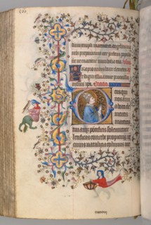 Hours of Charles the Noble, King of Navarre (1361-1425), , fol. 274v, St. Clement, c. 1405. Master