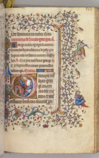 Hours of Charles the Noble, King of Navarre (1361-1425), fol. 278r, St. George, c. 1405. Master of