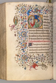 Hours of Charles the Noble, King of Navarre (1361-1425), fol. 280v, SS. Job and Eustace, c. 1405.