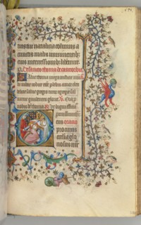 Hours of Charles the Noble, King of Navarre (1361-1425), fol. 282r, St. Thomas à Becket, c. 1405.