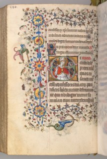 Hours of Charles the Noble, King of Navarre (1361-1425), fol. 286v, St. Marcel, c. 1405. Master of