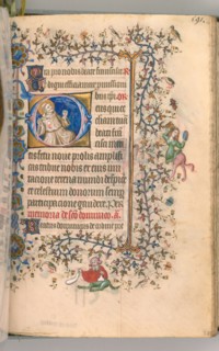 Hours of Charles the Noble, King of Navarre (1361-1425), fol. 290r, St. Francis, c. 1405. Master of