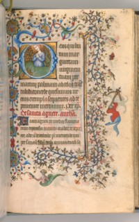 Hours of Charles the Noble, King of Navarre (1361-1425), fol. 299a, St. Margaret, c. 1405. Master